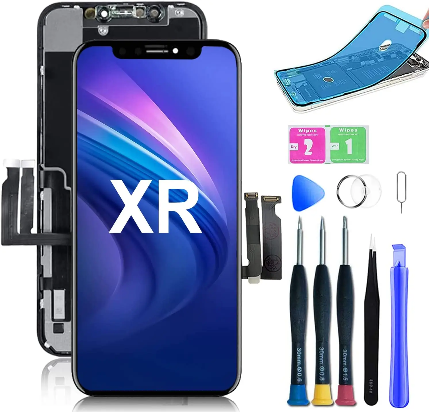 

High Quality Super Brand New for iPhone XR Screen Replacement 6.1 inch, LCD Display Touch Screen Digitizer Assembly