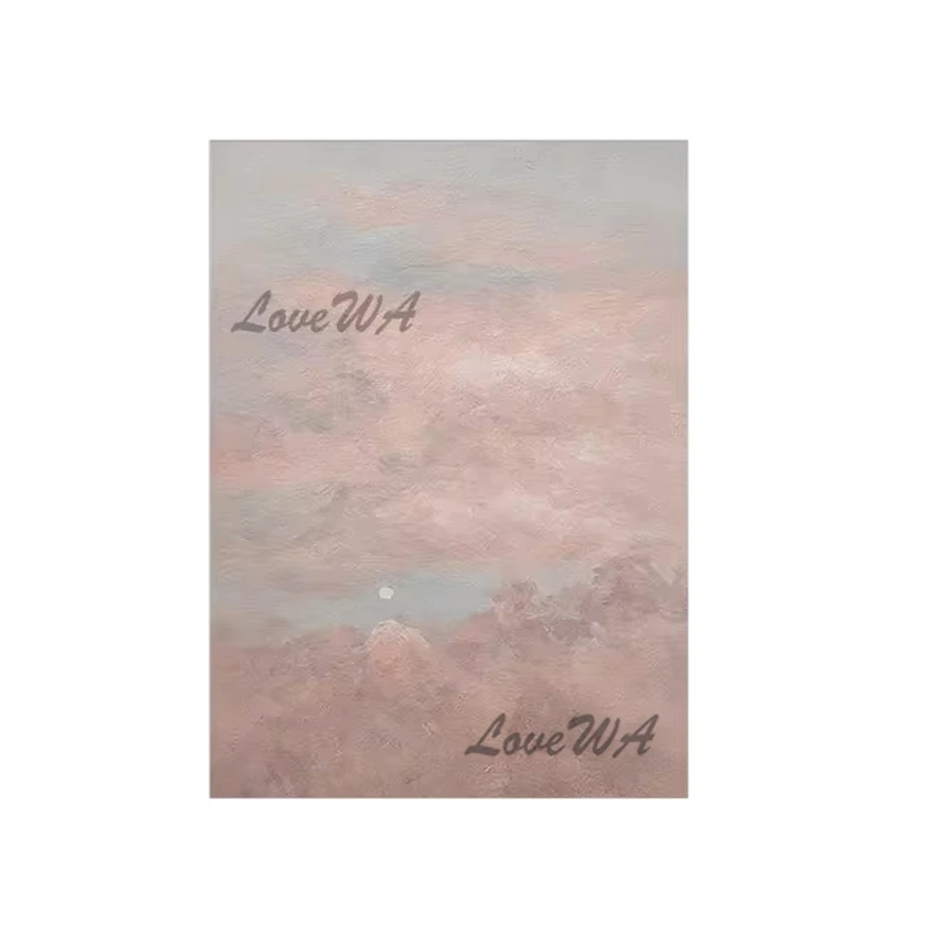 Масляная картина &quotРозовое небо&quot