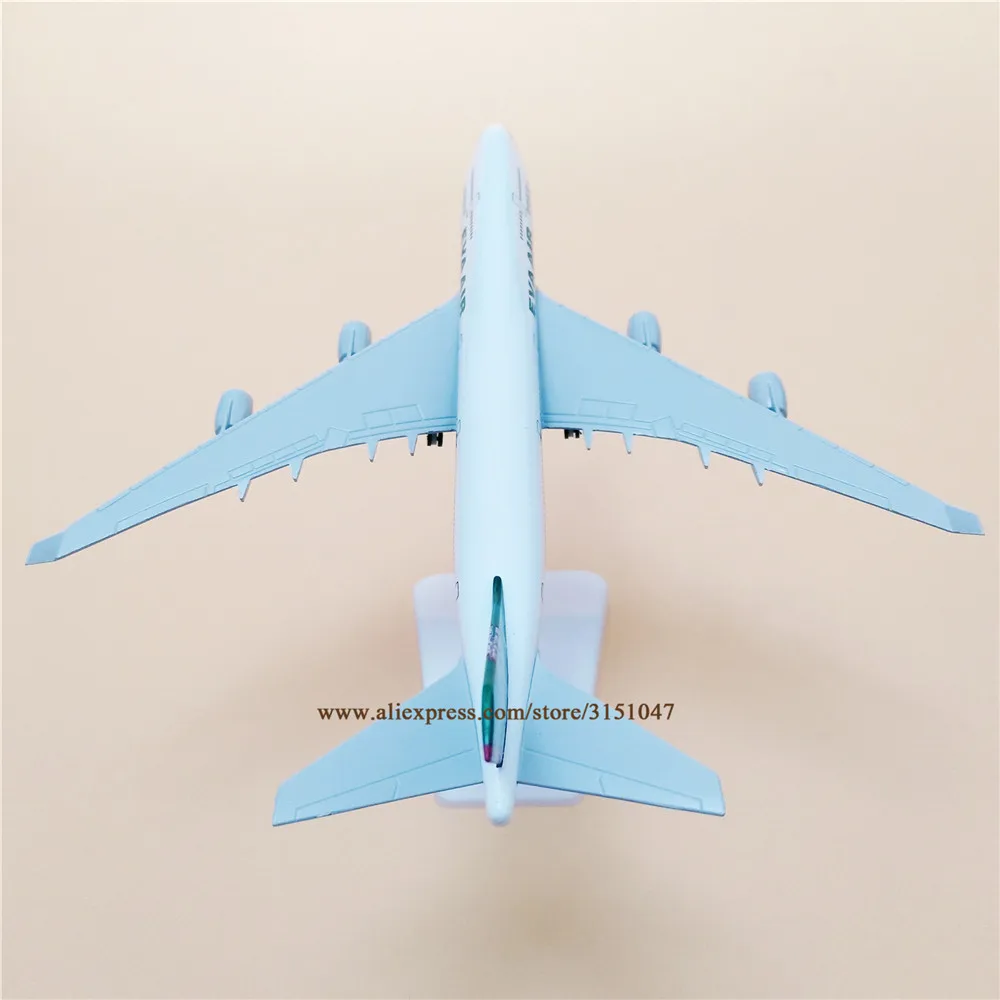 20 см воздуха Китай Тайвань EVA Boeing 747 B747 авиакомпаний дыхательные пути модель