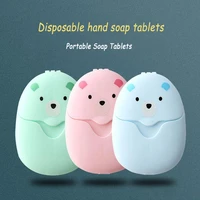 soap flakes soap paper disposable portable 50 pieces boxed bath soap flakes outdoor travel supplies cleaning and toiletries