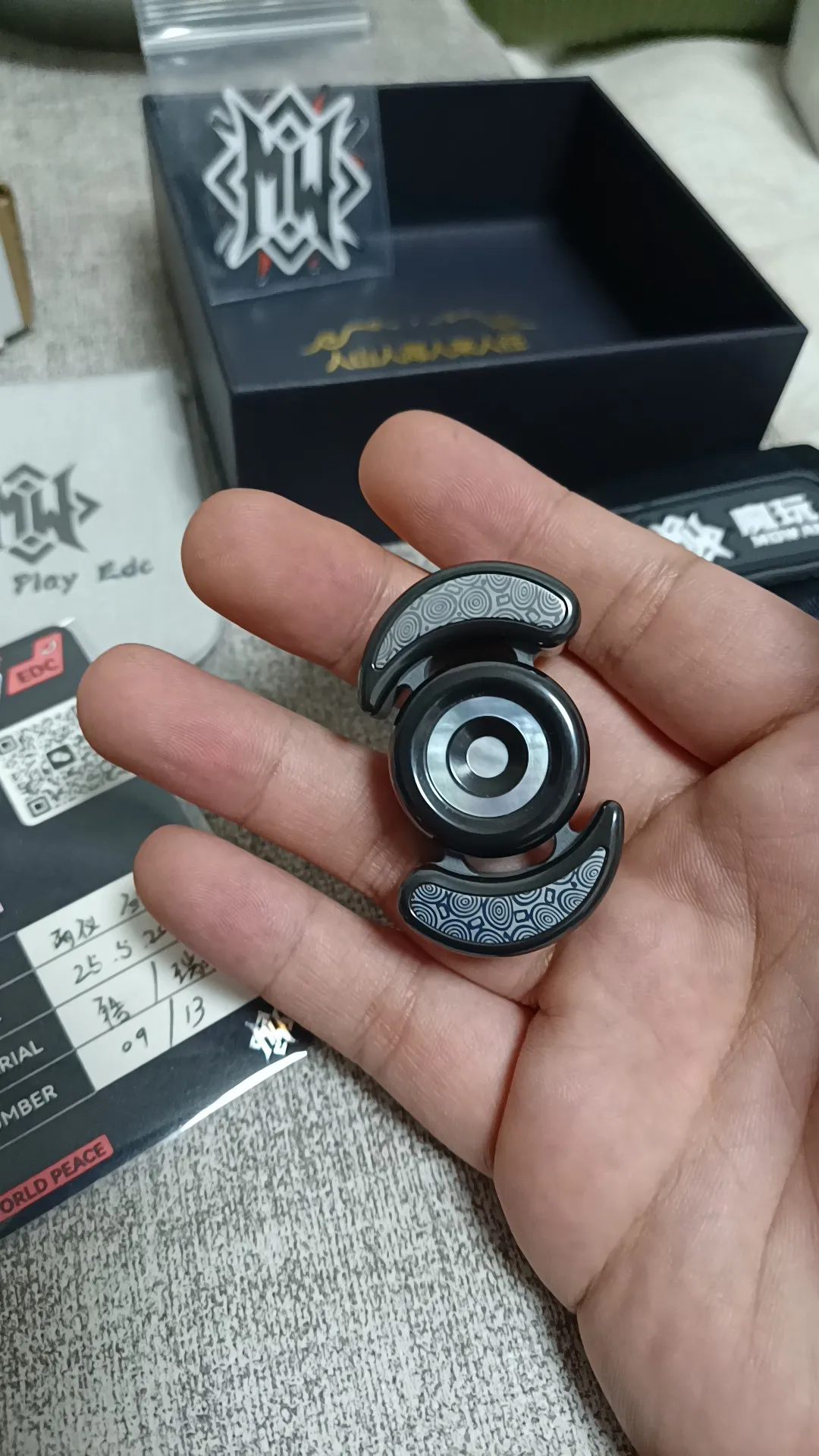 Двухсторонний Gouyu Magic Play EDC Лесной цирконий Rui Fen Beimu гироскоп EDC декомпрессионный гироскоп (art.: 3920d3092a0e2) - 3920d3092a0e2