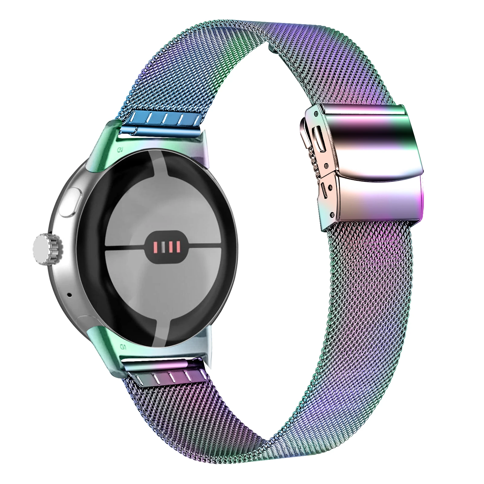 Фото Ремешок для Google Pixel Watch 2 1 3 41 мм, металлический браслет, аксессуары для часов, сменный ремешок для Pixel Watch 4. №3