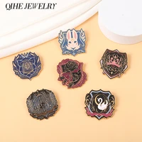 japanese academy style enamel pins jk rabbits swans metal custom brooches badges backpack jewelry gifts for fans friends