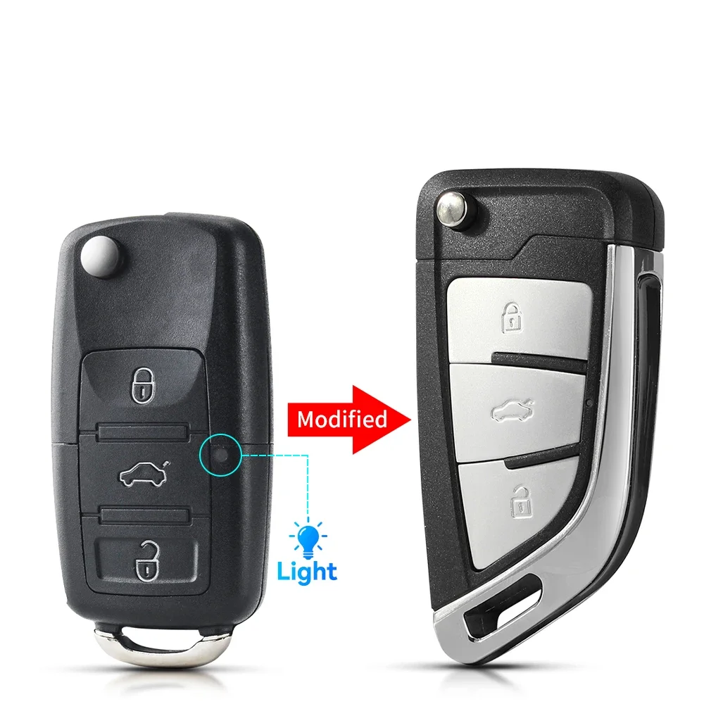 

KEYYOU 1 шт. новый чехол для автомобильного ключа для Vw B5 Volkswagen Beetle Caddy Passat Golf Jetta Polo Scirocco Tiguan Touran Skoda, корпус сиденья