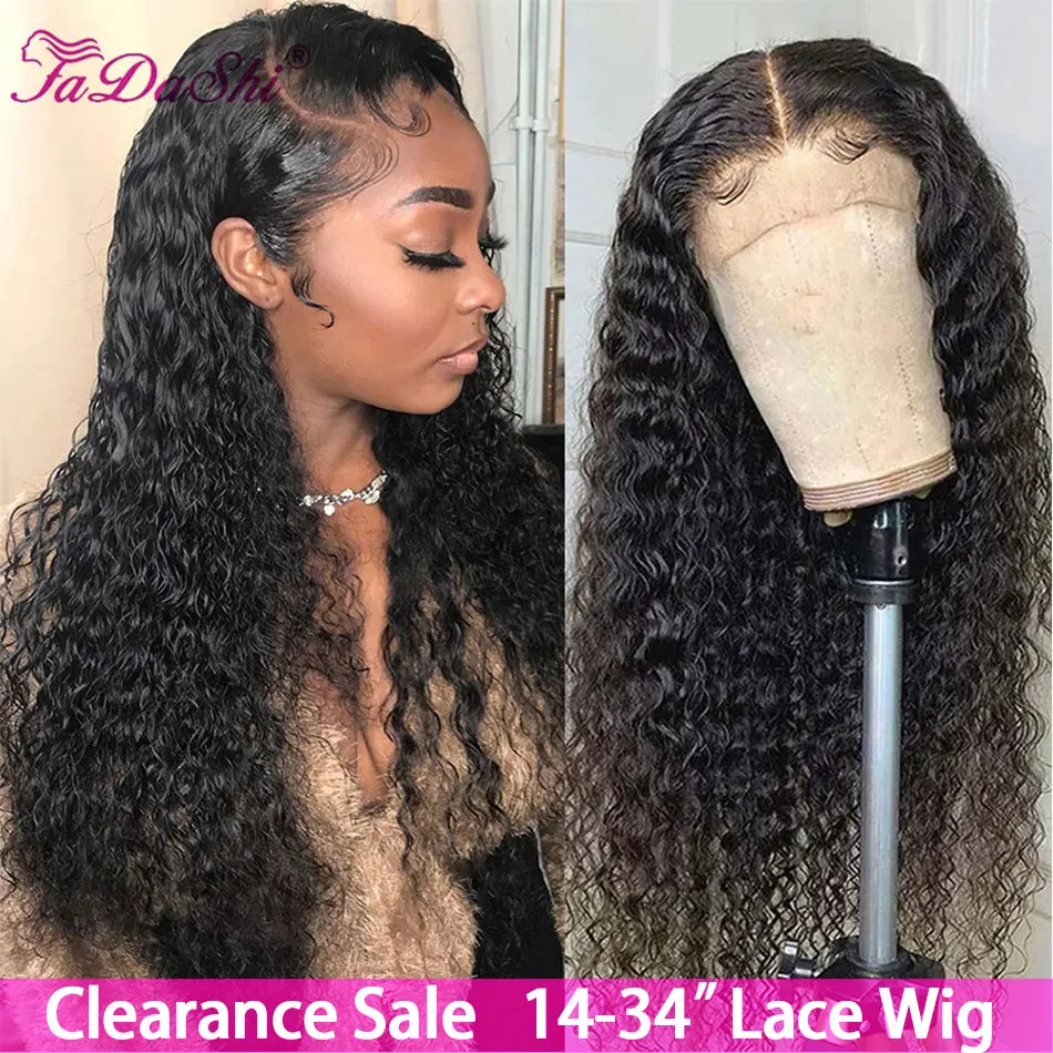 Water Wave Lace Front Wig Lace Frontal Brazilian Wigs For Women Human Hair 13x4 Deep Wave Lace Frontal Wig Lace Closure Wig