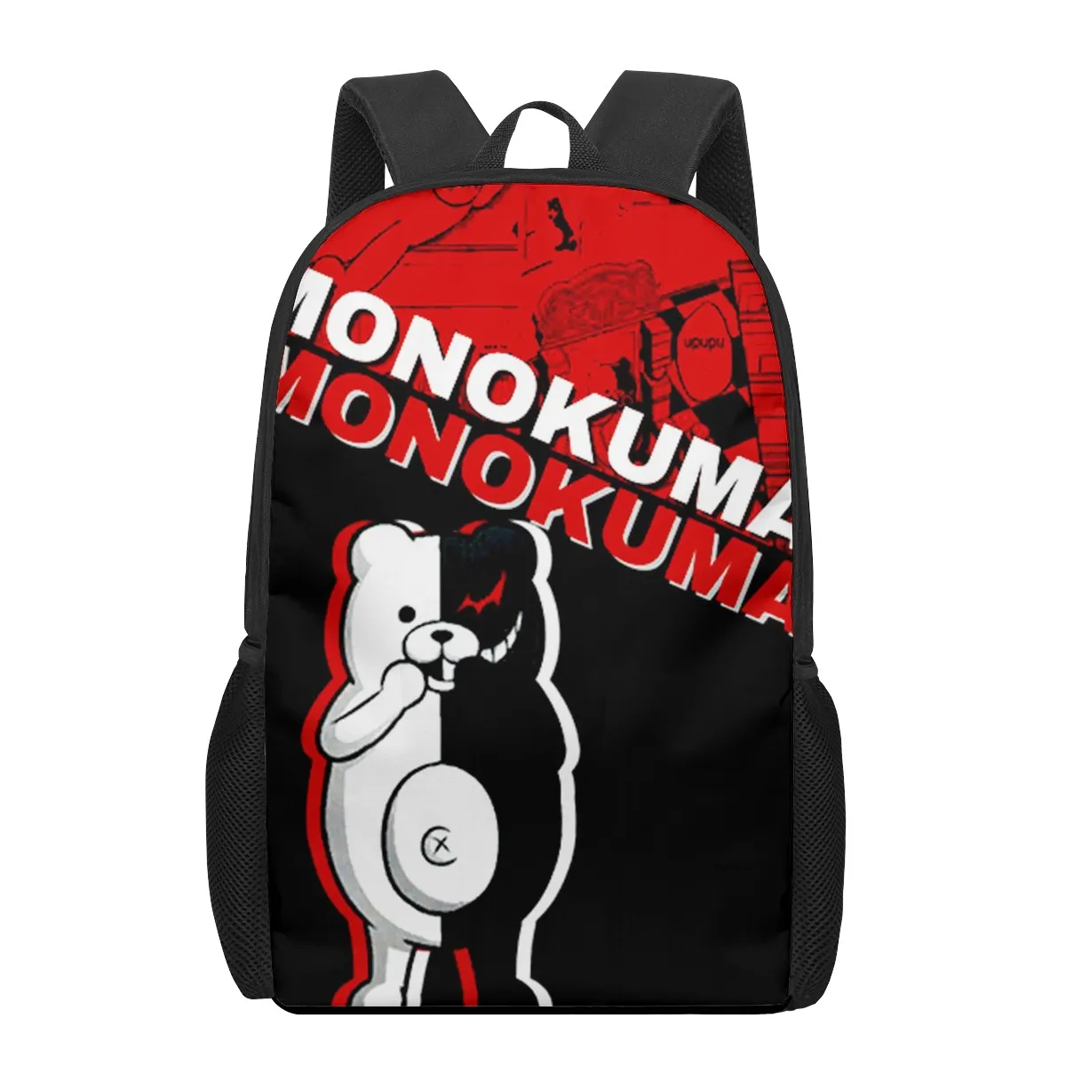 "Danganronpa Monokuma аниме 3D печать, ранцы для девочек начальной школы, Детская сумка для книг, ранец, рюкзак"