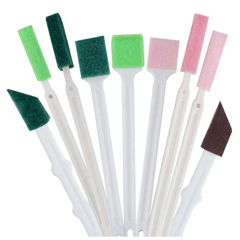 

10Pcs Household Crevice Cleaning Brush Crevice Hole Brush Toilet Bowl Brush Window Door Track Brush Keyboard Scrubber Cleaner