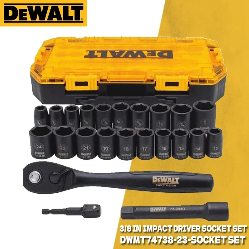 

DEWALT набор ударных сокетов 23 шт., 3/8 дюйма