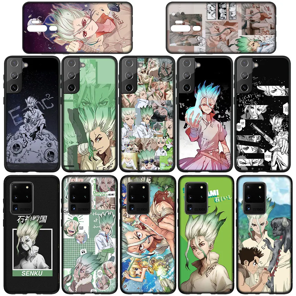 Dr Stone Cartoon Ishigami Senkuu Phone Cover Case for Samsung Galaxy A10 A20 A53 A30 A31 A32 A50 A51 A52 A12 A33 Soft Casing
