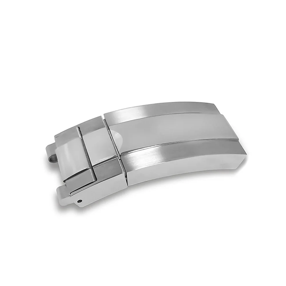 

High Quality 16x9MM Stainless Steel Folding Buckle For Silicone Watchband Strap Black/Silver/Gold/Rose Gold Clasp