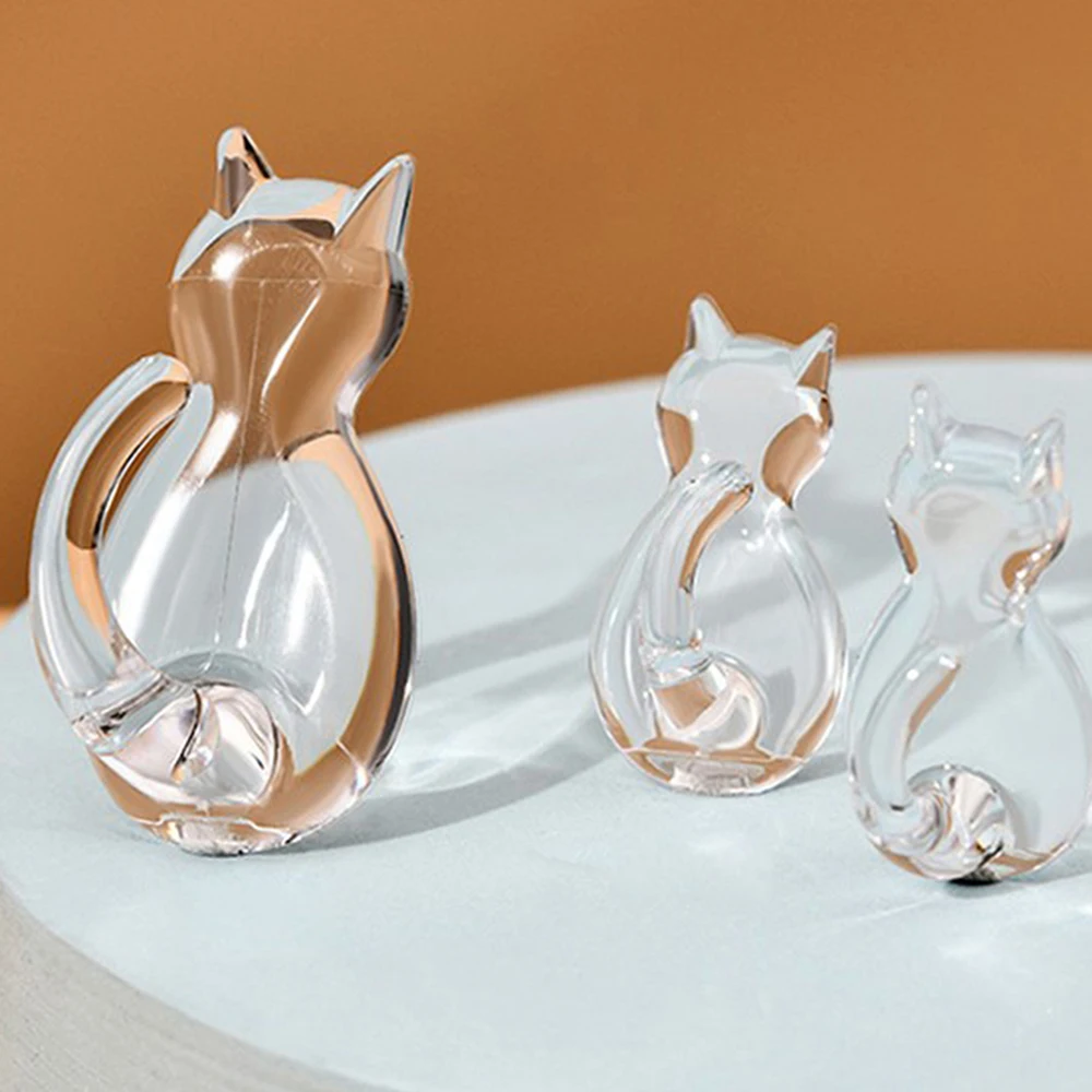 Крючок кошачий хвост прозрачный 2 шт.