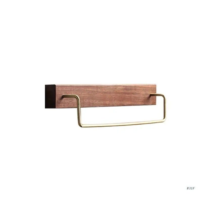 Rack Thicken Bath Towel Rod Wall Mounted Single Towel Bar Re
