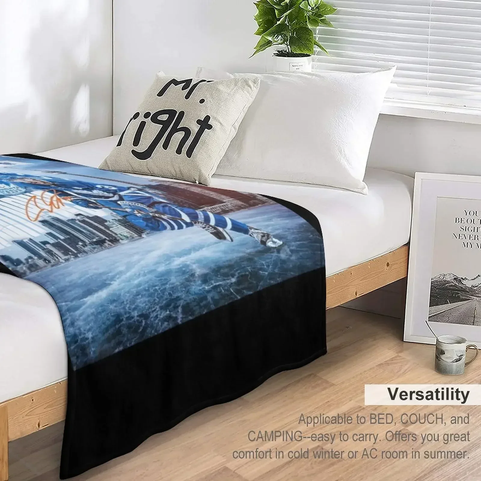 Одеяло Auston Matthews теплое для зимней кровати плед одеяла