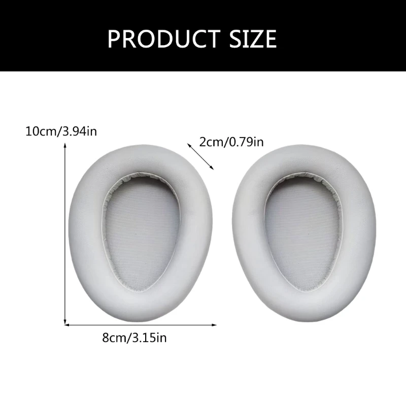 Мягкие подушечки из пены с эффектом памяти для наушников