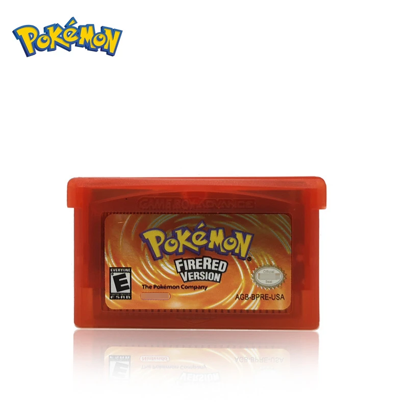 Игровая картридж для видеоигр серии Pokemon GBA консоли английская Коллекция
