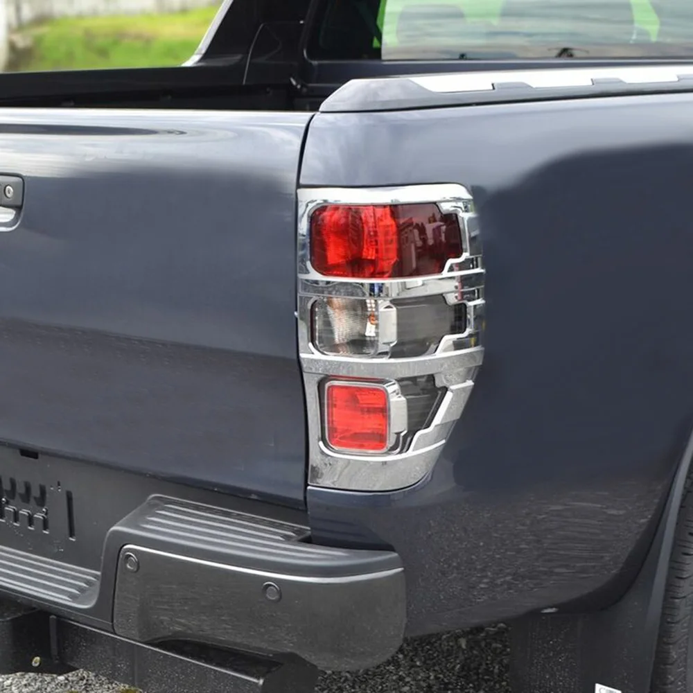 Хромированный задний фонарь противотуманный стоп светильник Накладка для Ford Ranger
