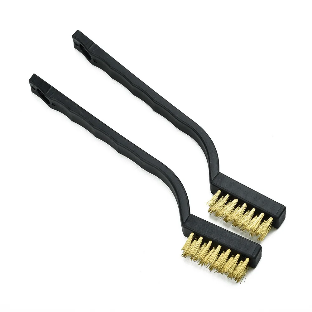 

Small Steel Brass DIY Cleaning brush Paint Rust Remover Removal Metal Polishing Cleaner Scourer Tools Wire Burring