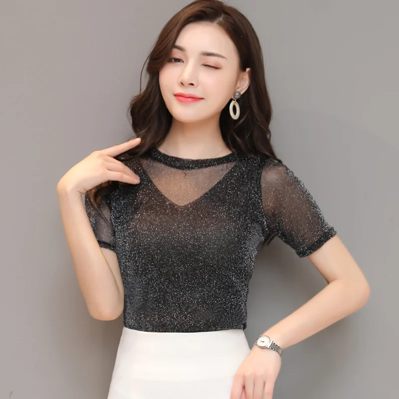 

Short sleeve shirt women's new style hot sale t-shirt women's fashion GRAY22