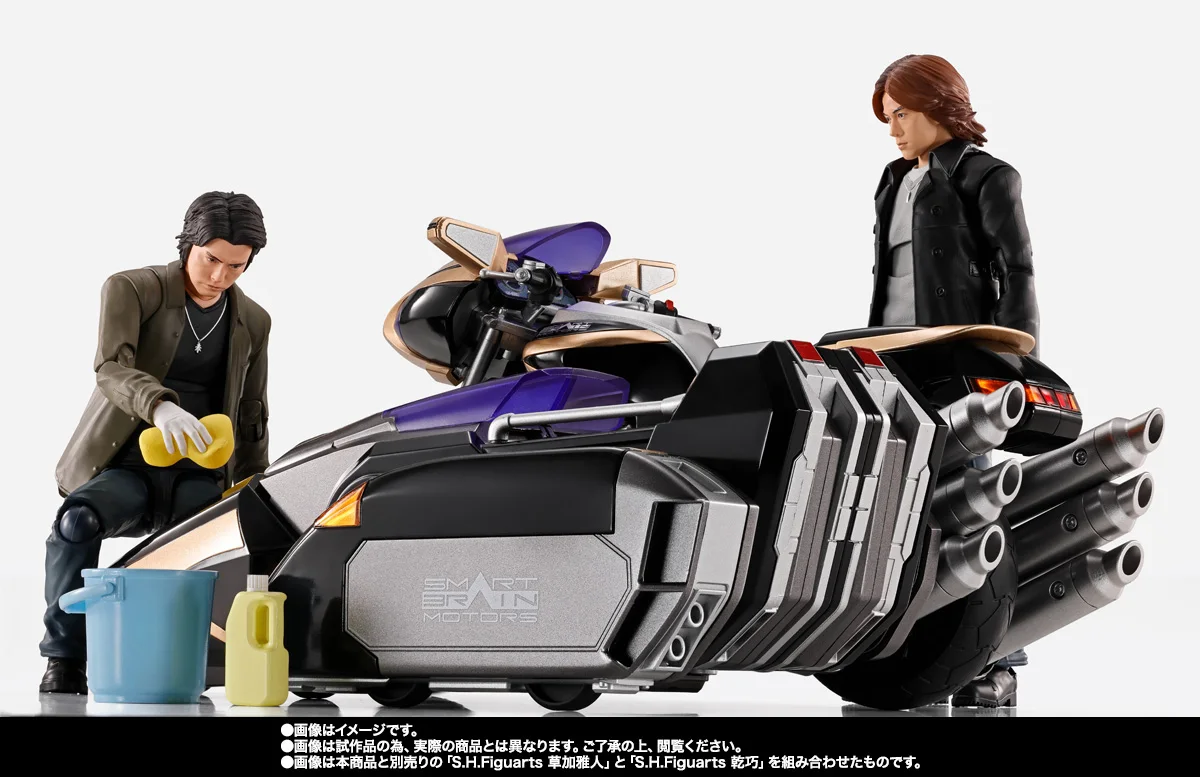 В наличии: Фигурка Bandai S.H.Figuarts Side Basher Kamen Rider 555 SB-913V Sidecar Shooter, аниме-модель, оригинальная, в коробке, игрушка, подарок (art.: 3920dad2aee83) - 3920dad2aee83