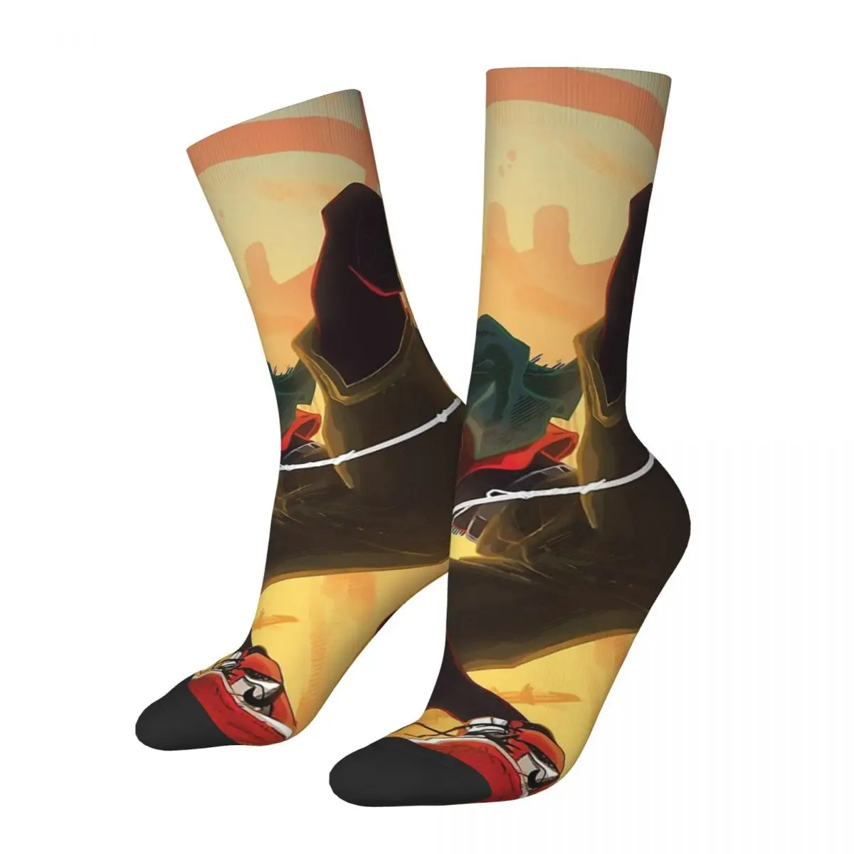 

Superhero comics What's Up Danger' Miles Morales Men Women Socks Cycling Novelty Spring Summer Autumn Winter Stockings Gift