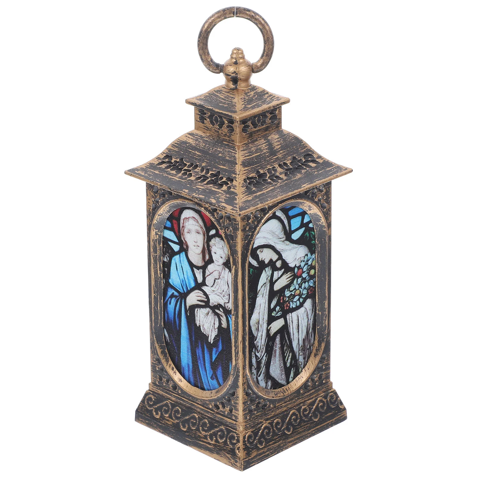 Маленькая масляная лампа украшение Рождественский фонарь ретро ночной