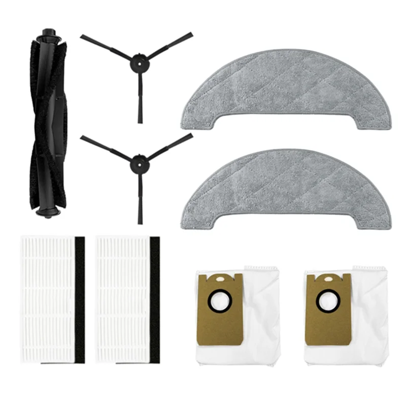 Фильтр НЕРА Для Xiaomi Viomi S9 основная боковая щетка насадка на швабру мешок для пыли