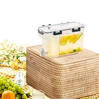 3 5 litre fruit juice dispenser with faucet fruit infuser iced beverage dispenser with spigot water containers pitch jug for