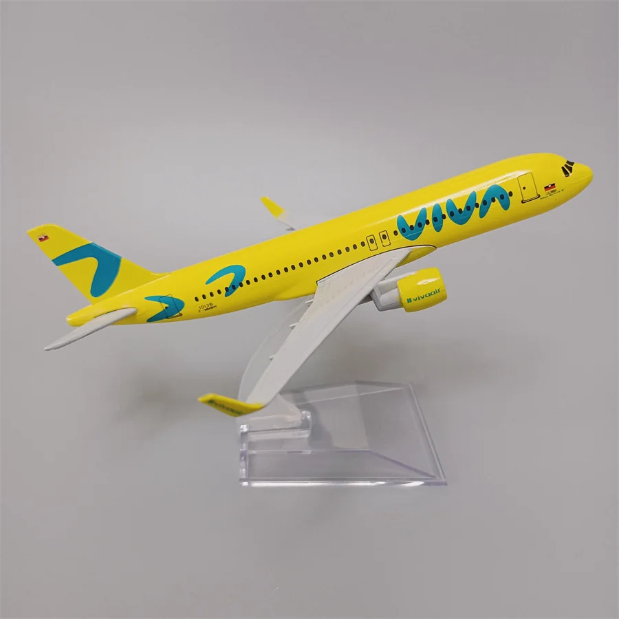 Новая модель самолета 16 см из металлического сплава зеленый аэроплан Колумбии VIVA