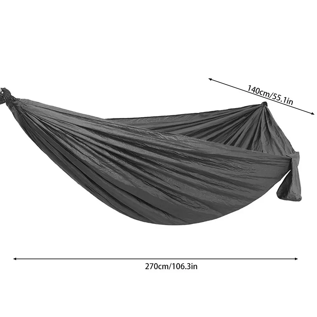 

Single Double Hommock Outdoor Camping Backpacking Portable Swing Bed Nylon Hanging Hommock, Brown, Dark Purple