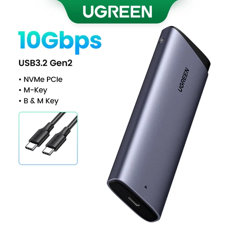 UGREEN алюминиевый корпус для SSD M.2