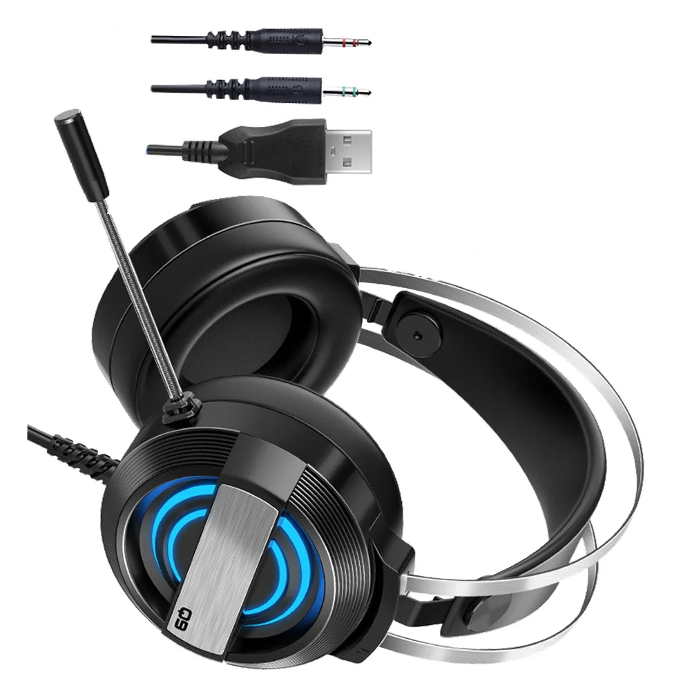 

1pc Gaming Headset Useful Wired Gaming Headset Computer Headset PC Headset For Home