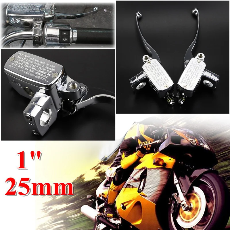 

Accessories Clutch Motorcycle Levers 25mm Replacement Parts 1 pair Brake