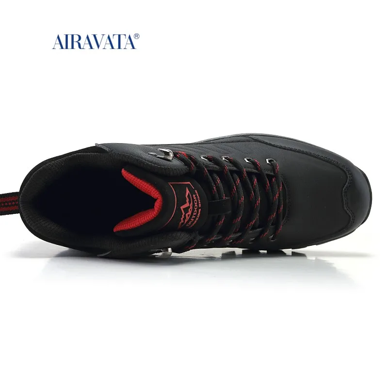 2022 Winter Snow Boots Warm Plush Men's Boots Outdoor Non-slip Hiking Boots Waterproof Men's Ankle Boots Walking Boots Size39-46