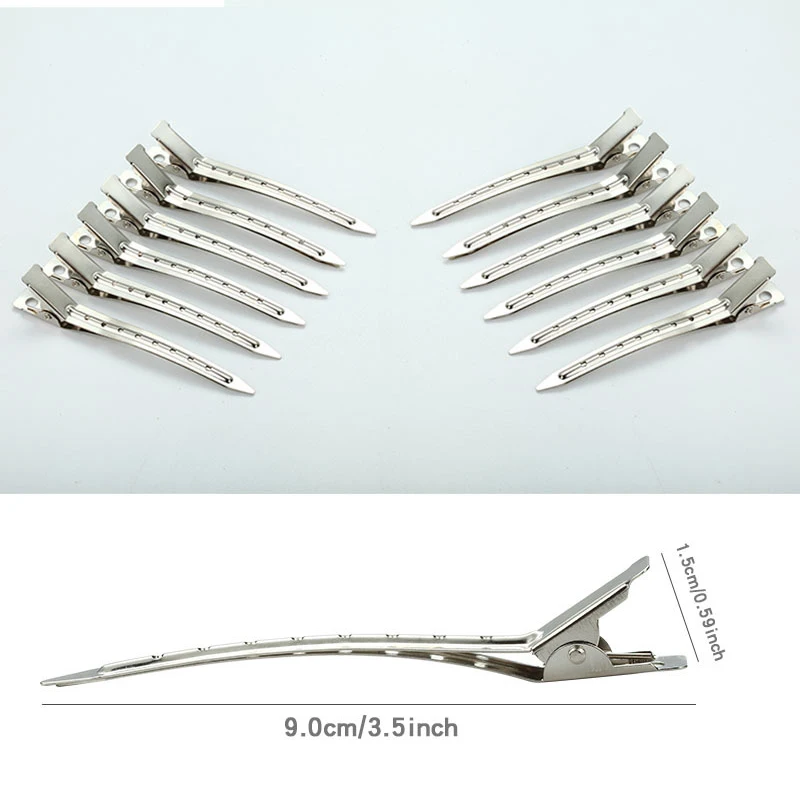 

10Pcs Metal Hair Clips For Styling Sectioning Professional Salon Hairpin Clamps Hair Root Fluffy DIY Clip Tools Hair Accessories