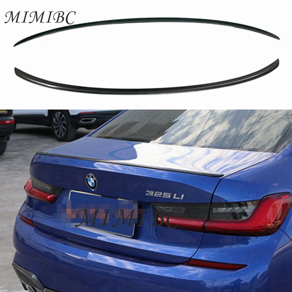 Для BMW 3 серии G20 &amp G28 M3 G80 2019 2020 2021 2022 M340i стиль задний багажник крылья спойлер