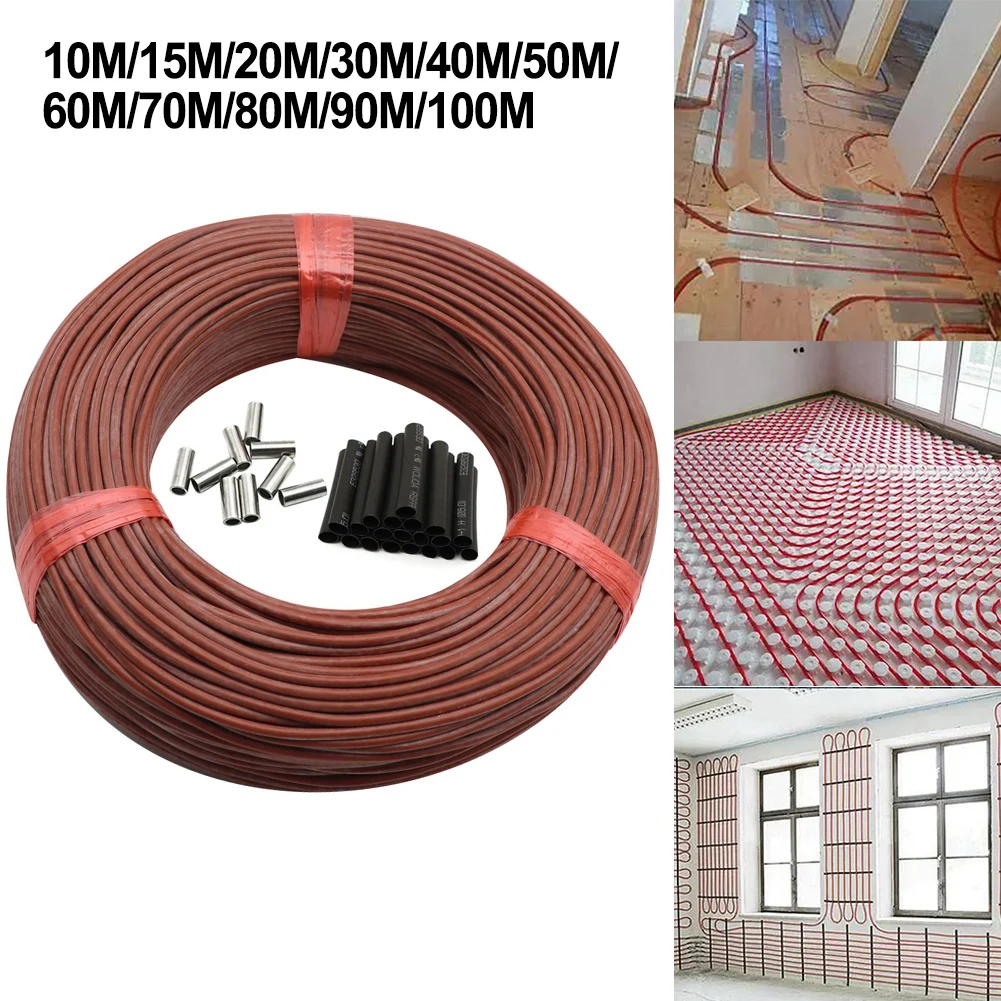 1 шт. кабель для подогрева пола 12 К провод 33 Ом/м инфракрасная электрическая