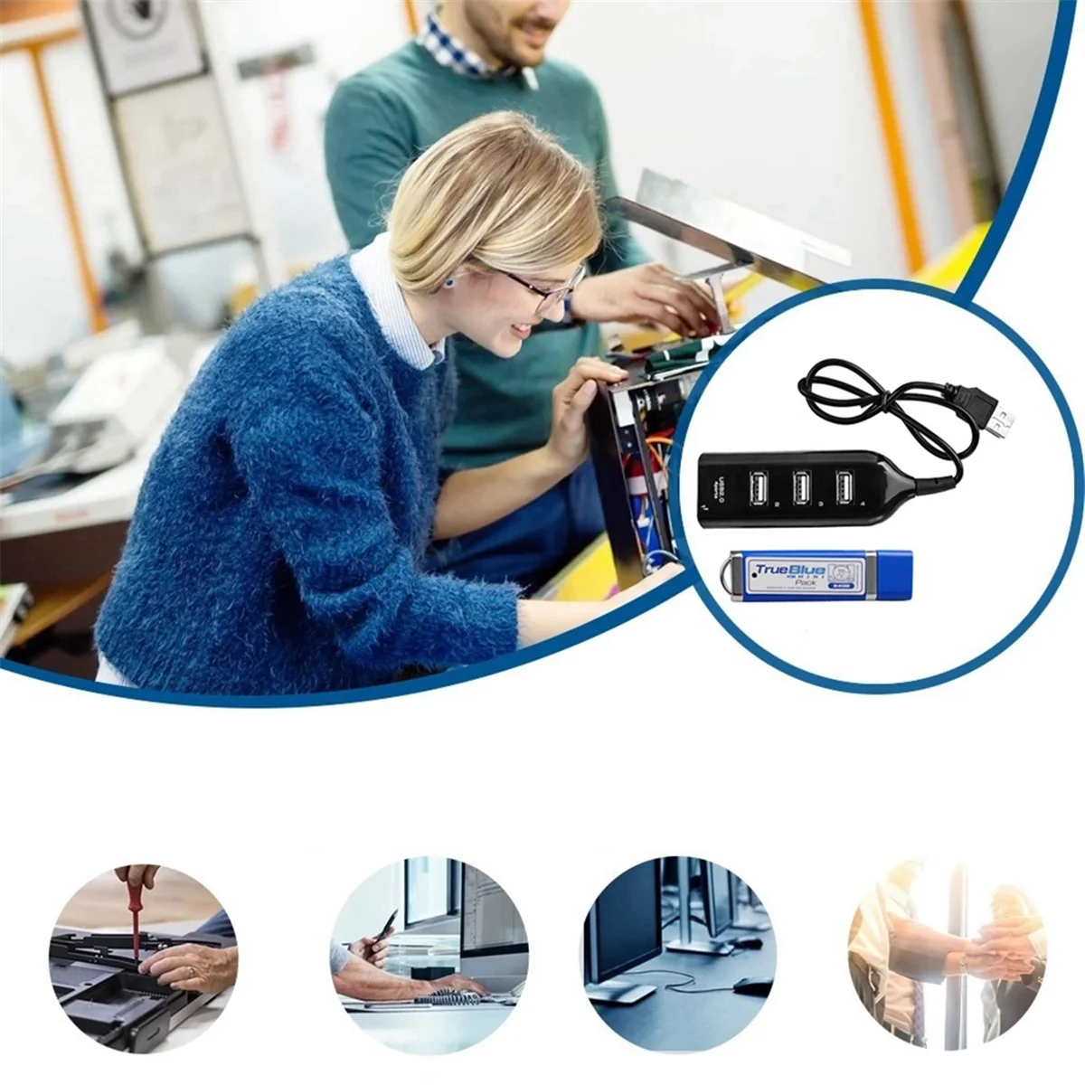 Игровая консоль для True Blue Mini PACK 64 ГБ