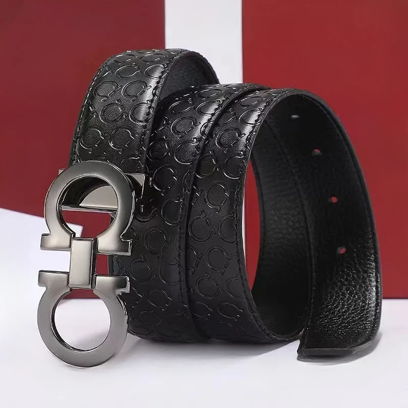 

High Quality Genuine Leather Men Belt Luxury Brand Designer Waistband Suit Jeans Formal Wear Famous Brand Waist Seal Belts 2023