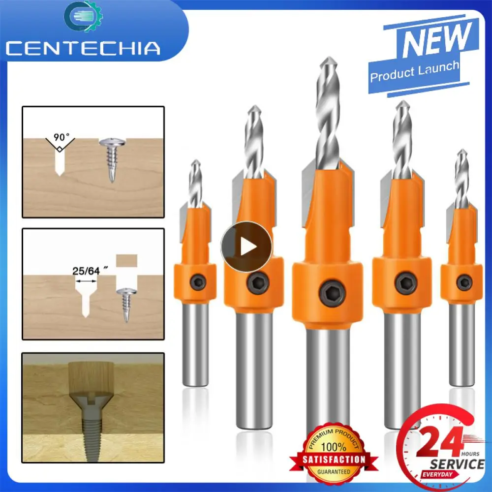 

Milling Cutter 2.8 3 3.2 3.5 4 8mm 10mm Wood Countersink Router Bit Set Screw Extractor Drill Bits Machinery Accessories Tools