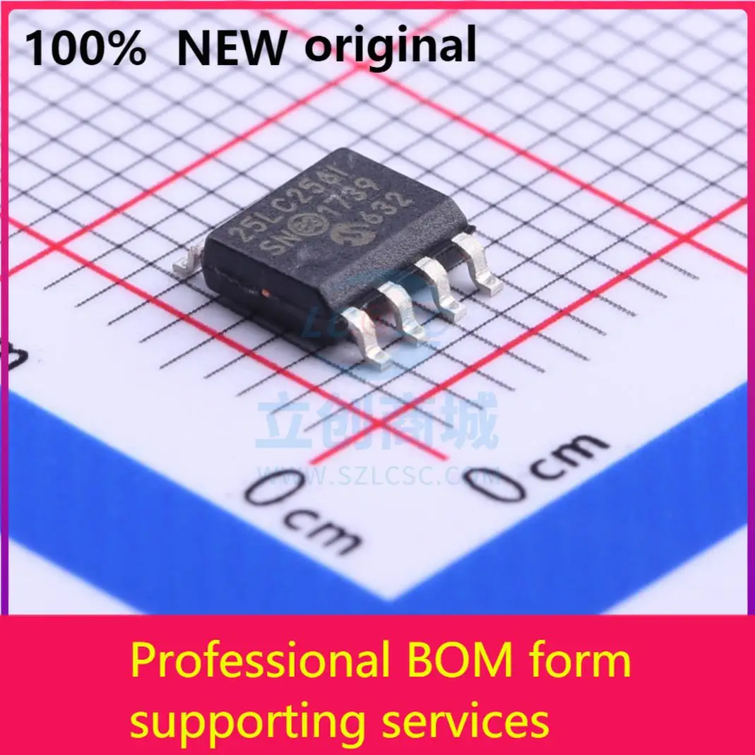 

25LC256T-I/SN 25LC256T-I/SNNew Оригинальный оригинальный чип IC 100% оригинал