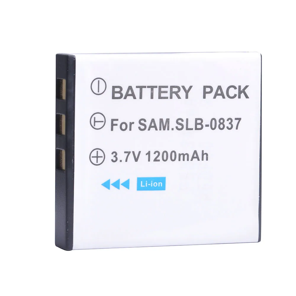 1200mAh SLB 0837 SLB-0837 SLB0837 для SAMSUNG Digimax i5 i6 i50 L60 NV3 NV7 1200mAh SLB 0837 SLB-0837 SLB0837 для SAMSUNG Digimax i5 i6 i50 L60 NV3 NV7