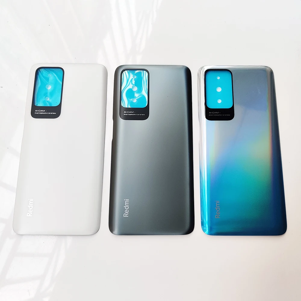 

10 шт. оригинальная Пластиковая Задняя крышка для Xiaomi Redmi 10 Prime 2022, запасная крышка задней двери, задняя крышка корпуса Redmi10