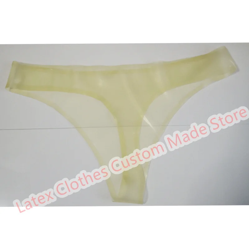 Прозрачные латексные шорты трусики сексуальные трусы фетиш-белье стринги для
