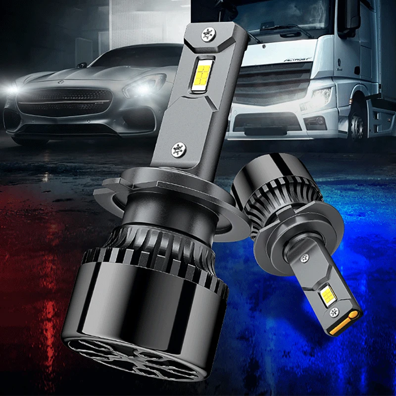 

2pcs H7 H4 H11 LED Headlight 36800LM 70W High Power H1 H8 HB4 HB3 9005 9006 9012 Turbo Lamp 6000K White Car Light LED Head lamp