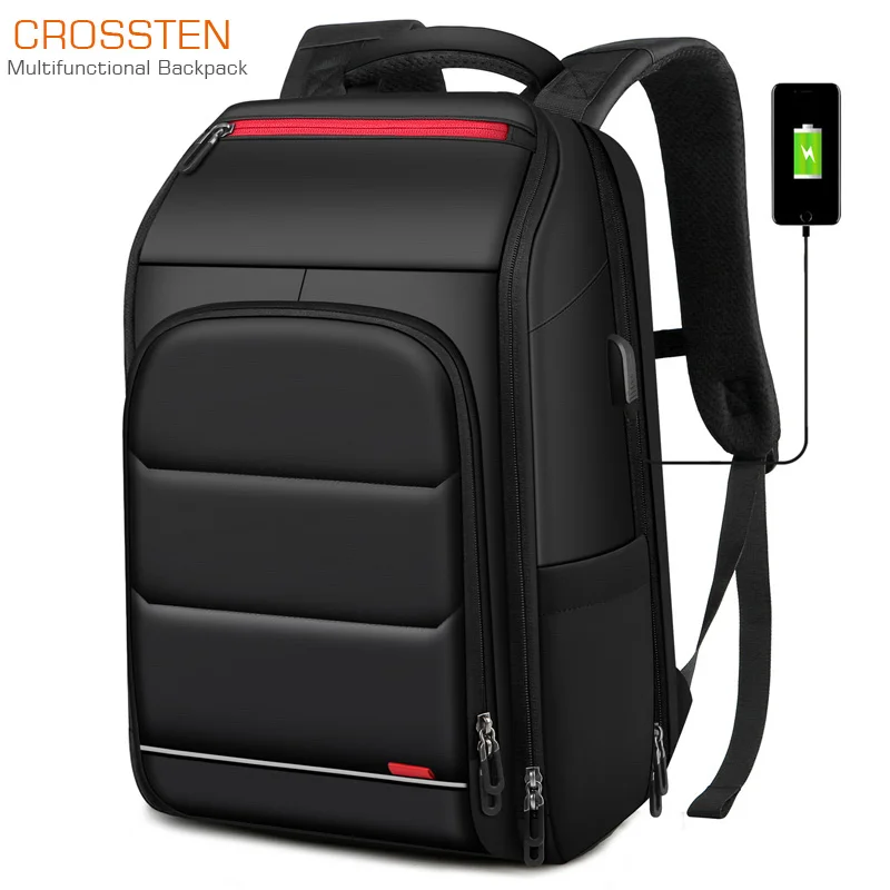 

AIWITHPM Large Capacity 15.6 inch Daily Teenager School Backpack Multifunctional USB Charging Man waterproof Laptop Rucksack