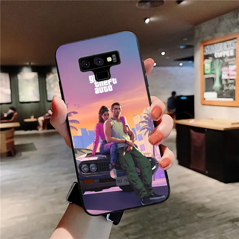 G-GTA 6 G-Grand Theft A-Auto Phone Case For Samsung Note 8 9 10 20 Pro Plus Lite M 11 30 21 31 51 A 22 42 02 03