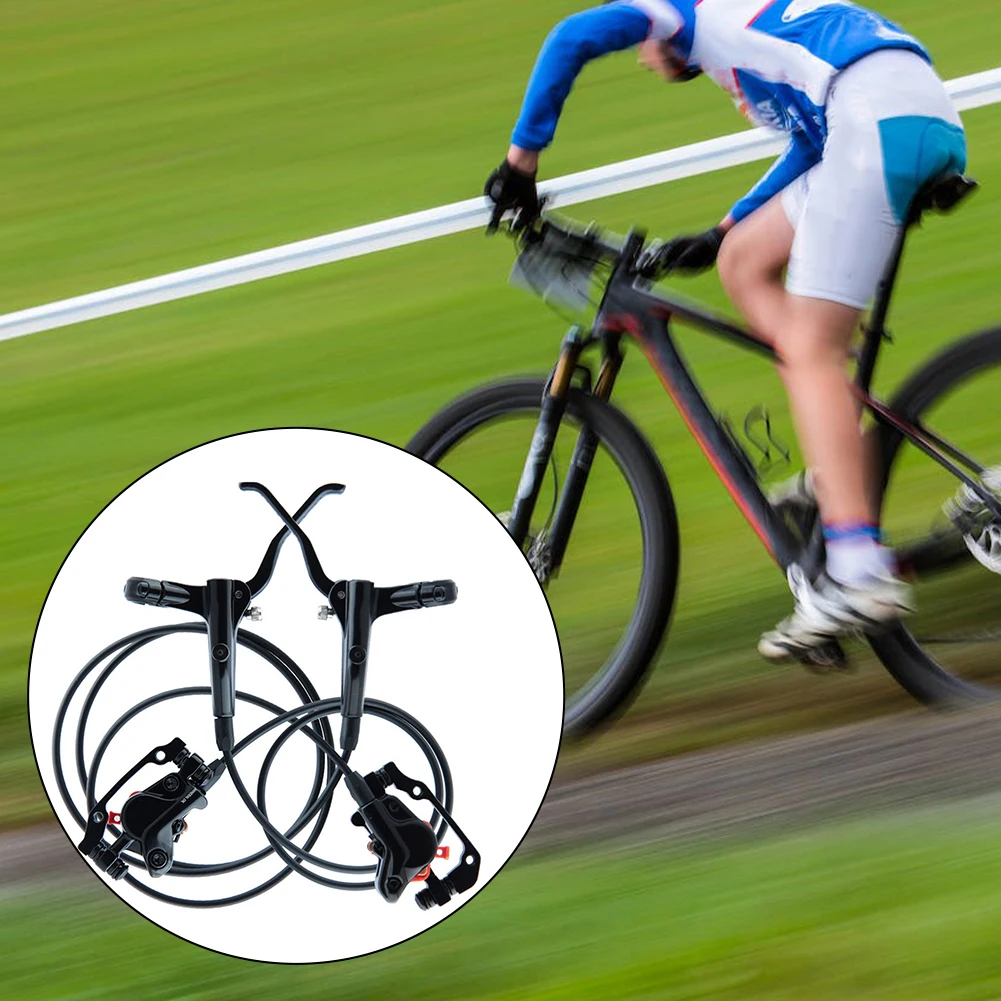 

Велосипедные гидравлические дисковые тормозные суппорты, кованый алюминиевый корпус, двойной поршень, алюминиевый сплав, черный, аксессуары для горных велосипедов