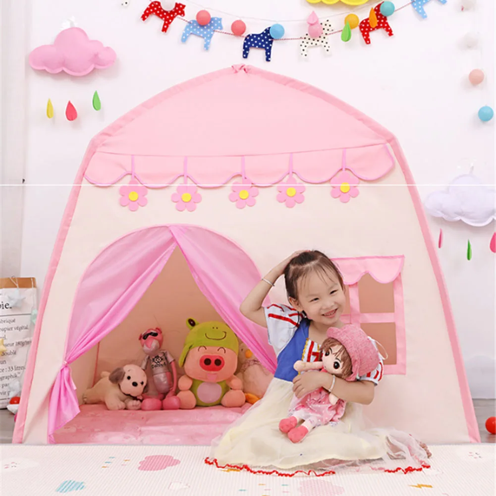 

Indoor Play House Tube Play Funny Portable Fairy Tale Tent Castle Breathable Children Ideal Birthday Xmas Gift