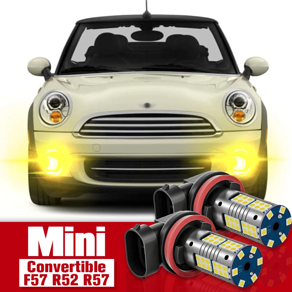 Светодиодные аксессуары 2 шт. передняя противотуманная лампа для Mini Cooper Convertible F57