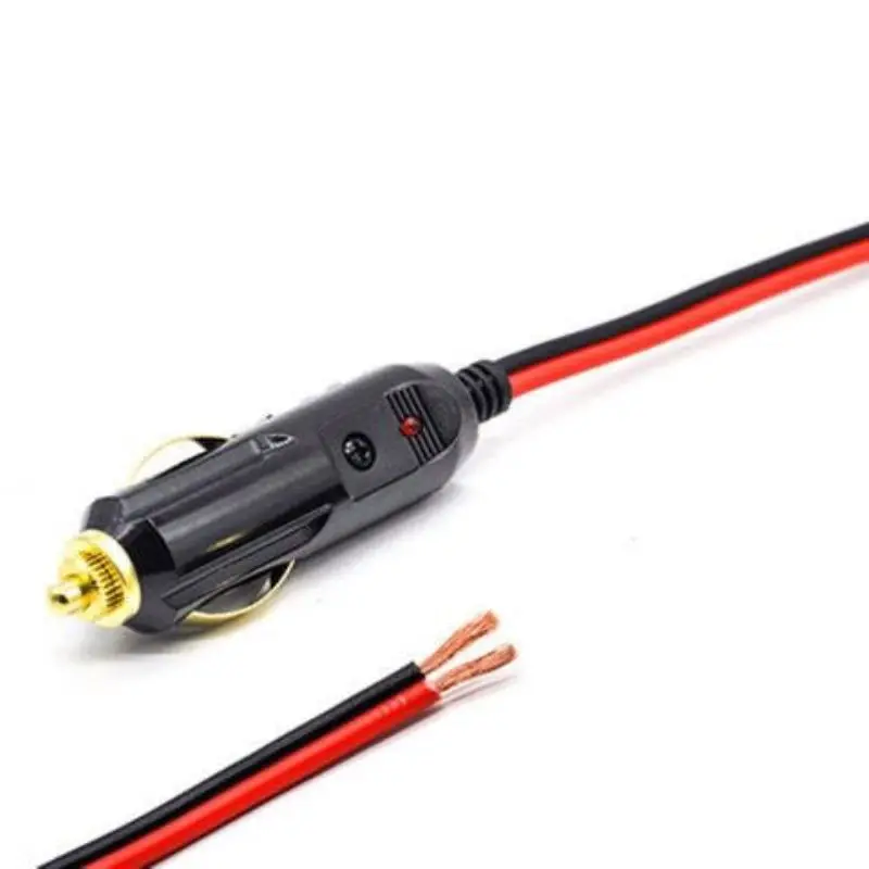 

Адаптер питания прикуривателя 12 В 24 В, штекер высокой мощности с предохранителем 15 А, шнур питания для легковых автомобилей, грузовиков